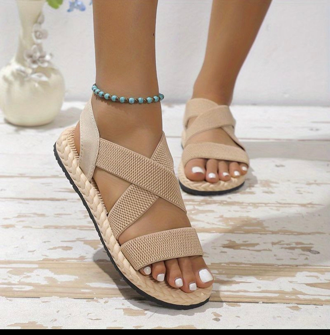 Dolly strap slider- Beige