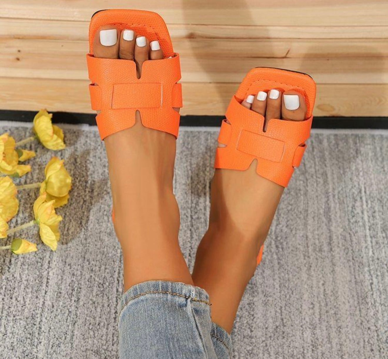 Lillie slider- orange