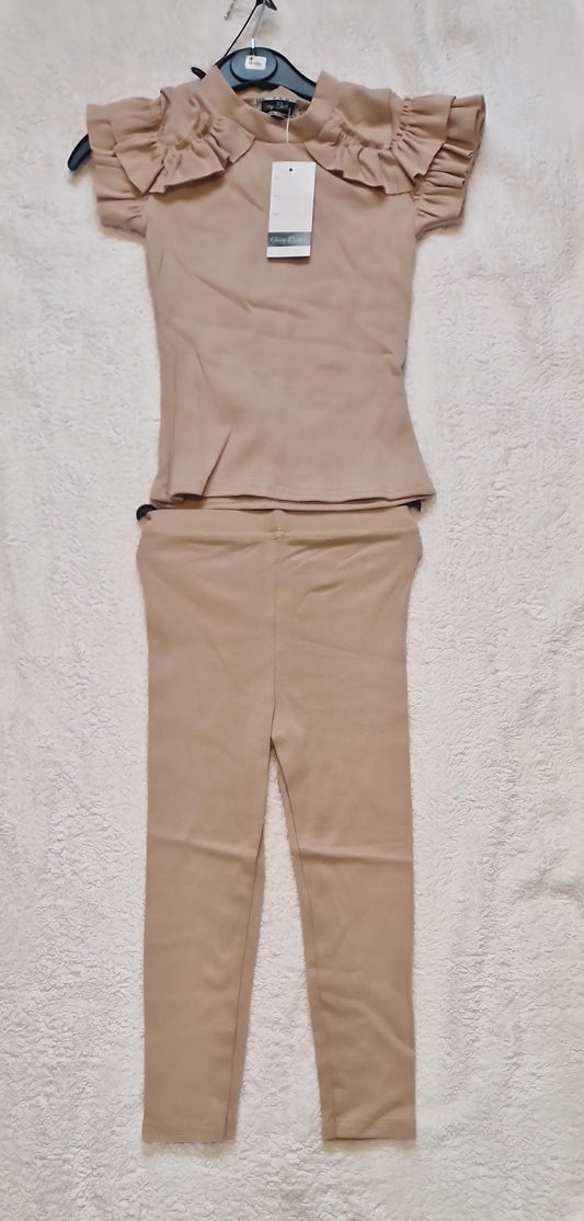 Ruffle leggings set