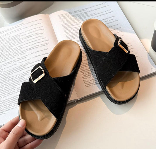 The classic sandal- Black