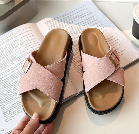 The classic sandal- pink