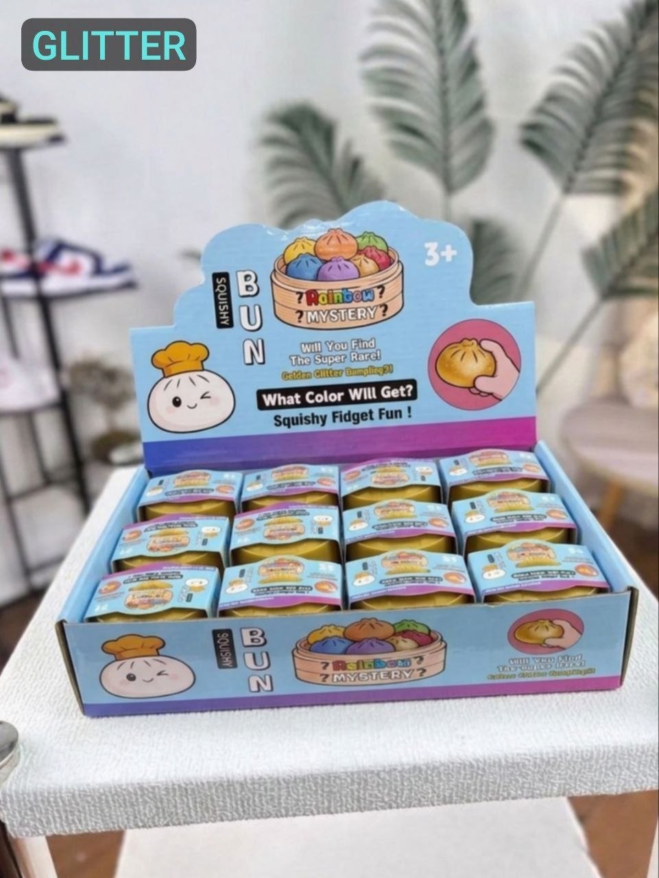 Glitter dumplin toy pack of 3