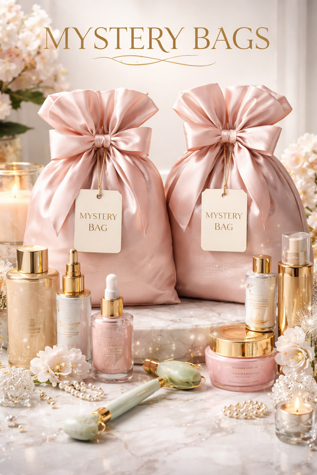 Skin and hair care mystery bag