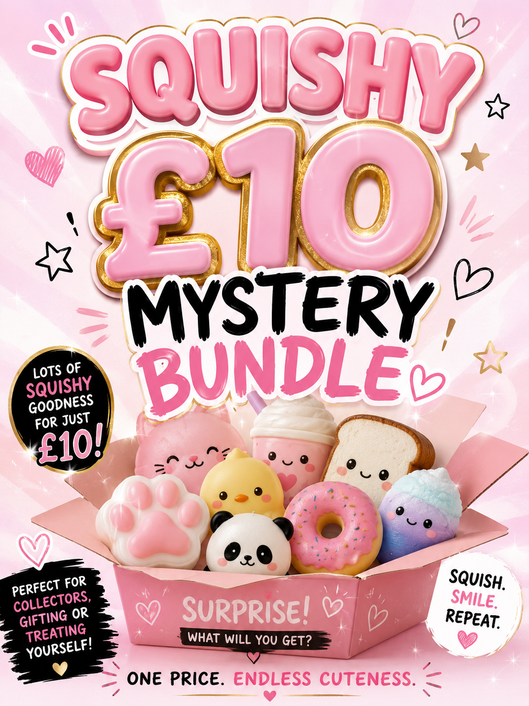 Kids Mystery squishy bundle