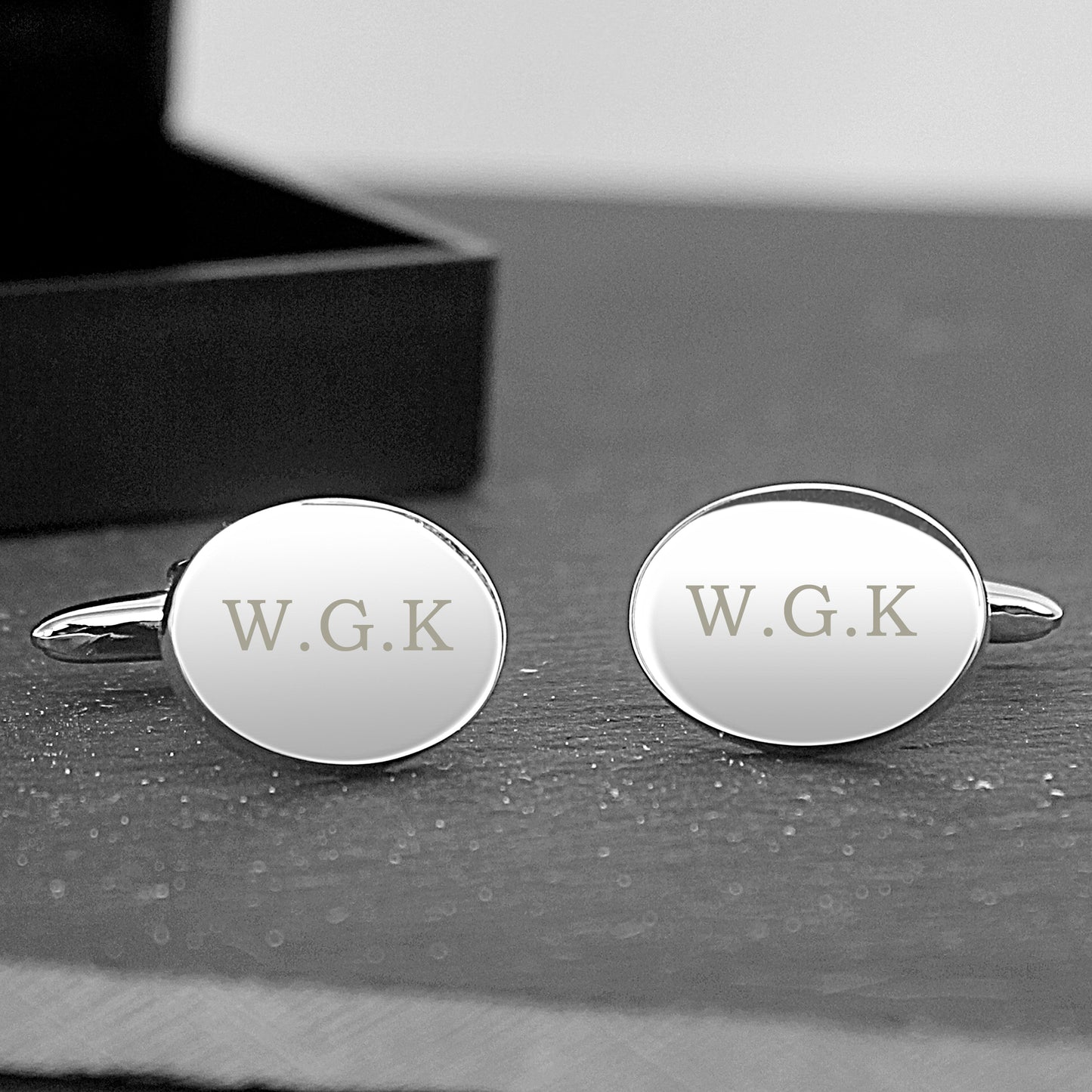 Personalised Oval Cufflinks