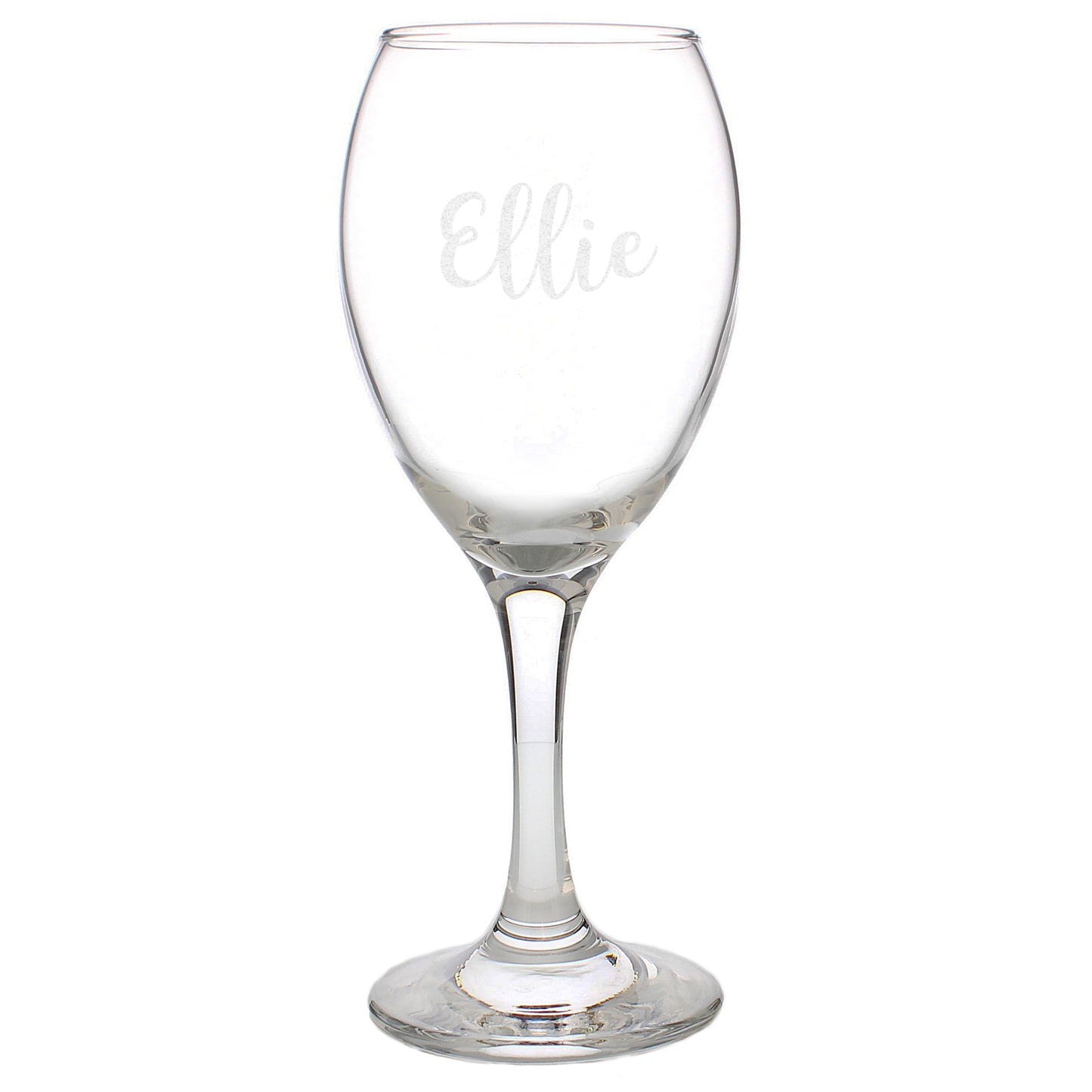 Personalised Name Only Engraved Wine Glass