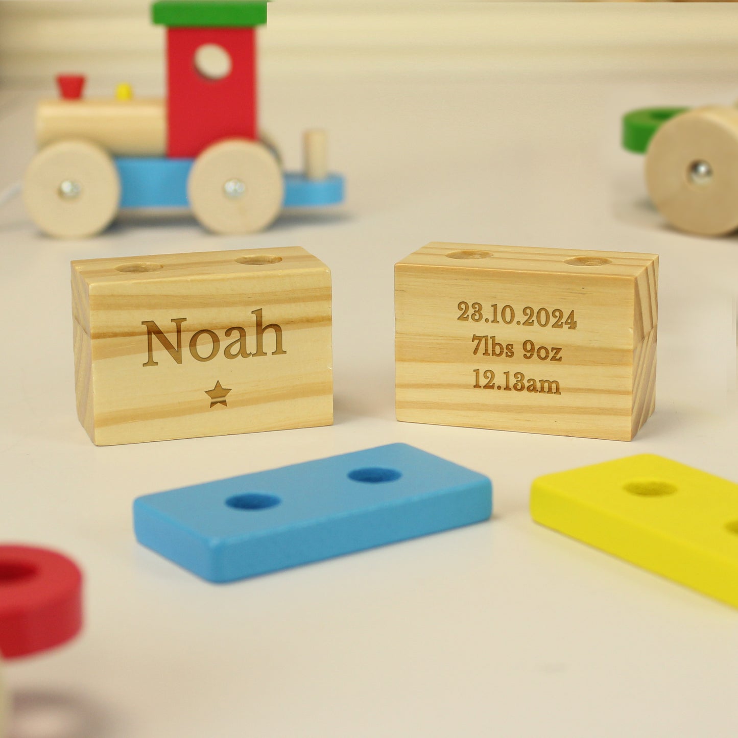 Personalised Wooden Toy Train