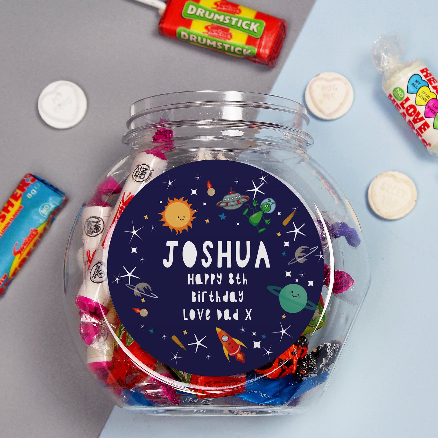 Personalised Space Sweet Jar